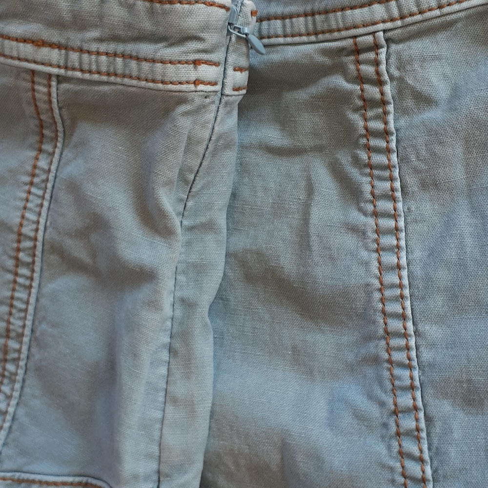 Anthropologie by Anthropologie Light Jean Skirt 14 - Picture 3 of 4